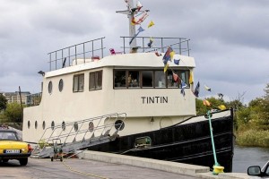 Tintin i Malmö hamn