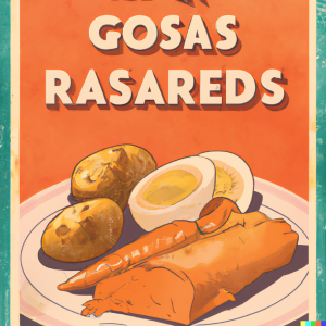 DALL·E 2023-03-10 19.21.28 – roasted carrot + baked salmon, eggs + grana padano + commercial , retro style poster 1950 DALL·E 2023-03-10 19.21.28 - roasted carrot + baked salmon, eggs + grana padano + commercial , retro style poster 1950